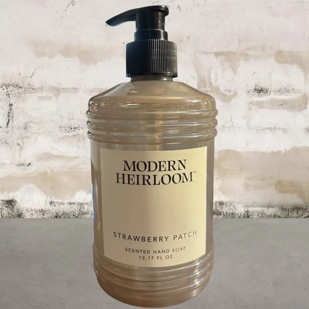 Modern Heirloom Strawberry Patch Scented Hand Soap NEW
